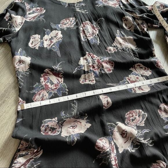 Cleobella Ellie Playsuit Black Floral Women's Open Back Romper - Picture 10 of 16